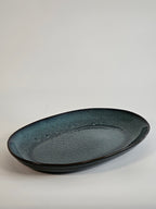 FUENTE GRES OVAL AZUL