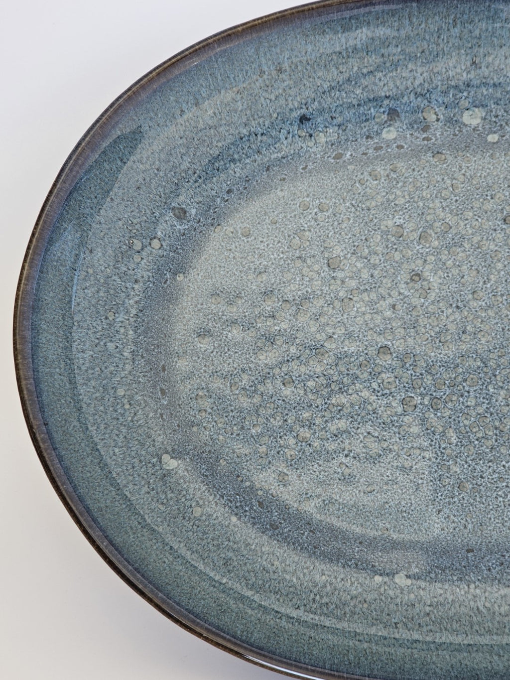 FUENTE GRES OVAL AZUL