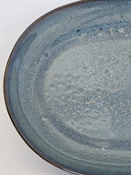 FUENTE GRES OVAL AZUL
