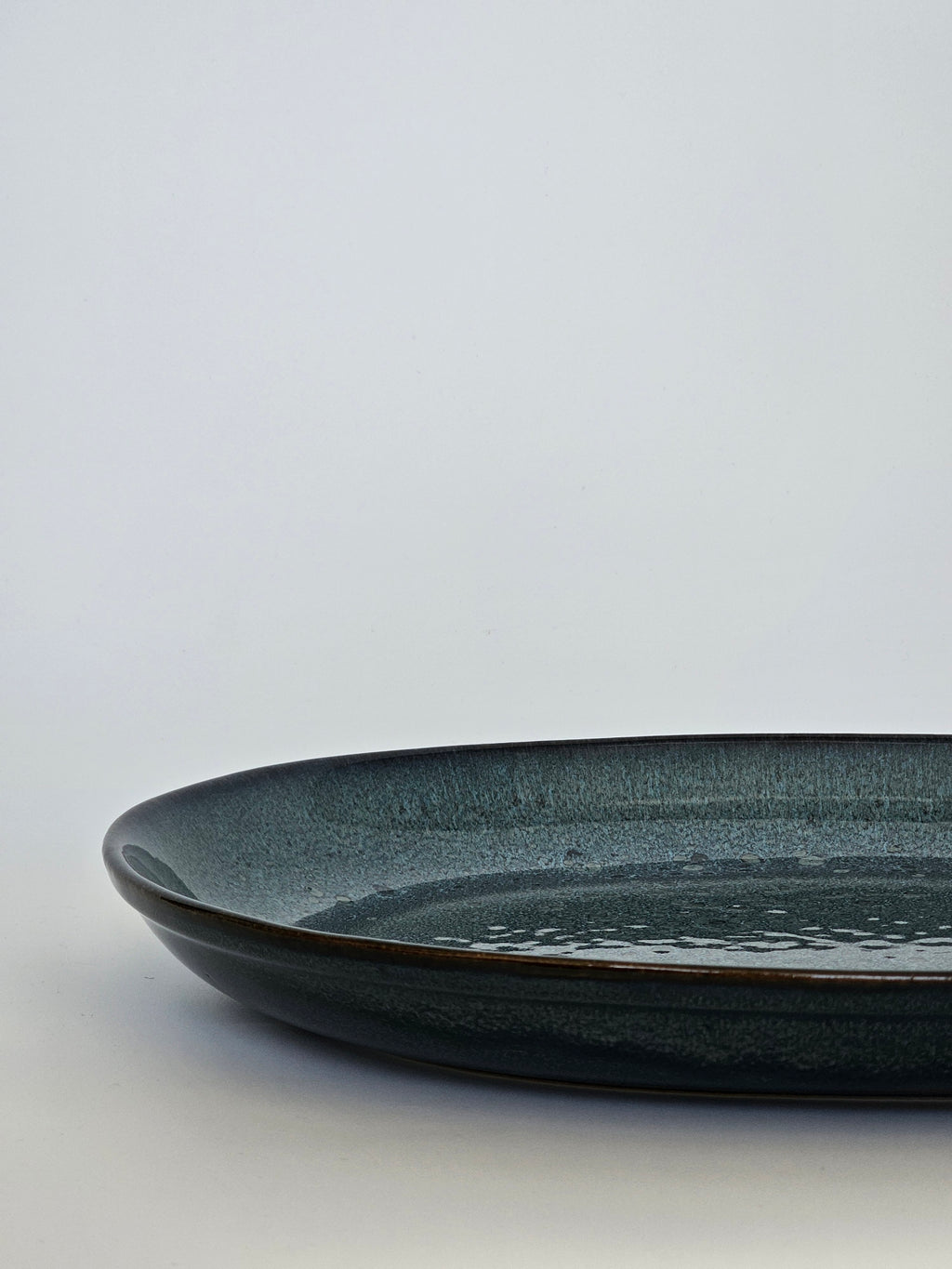 FUENTE GRES OVAL AZUL