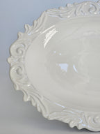 FUENTE PORCELANA BLANCA VINTAGE