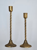 CANDELABRO METAL DORADO VINTAGE
