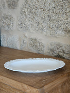 FUENTE PORCELANA BLANCA VINTAGE