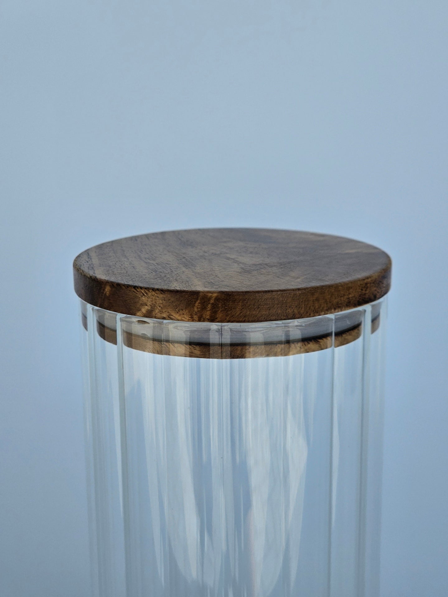 BOTE VIDRIO TAPA ACACIA