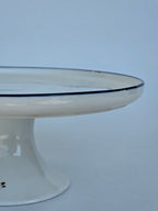 FUENTE PIE PORCELANA FILO AZUL