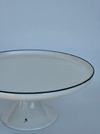 FUENTE PIE PORCELANA FILO AZUL