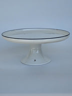 FUENTE PIE PORCELANA FILO AZUL