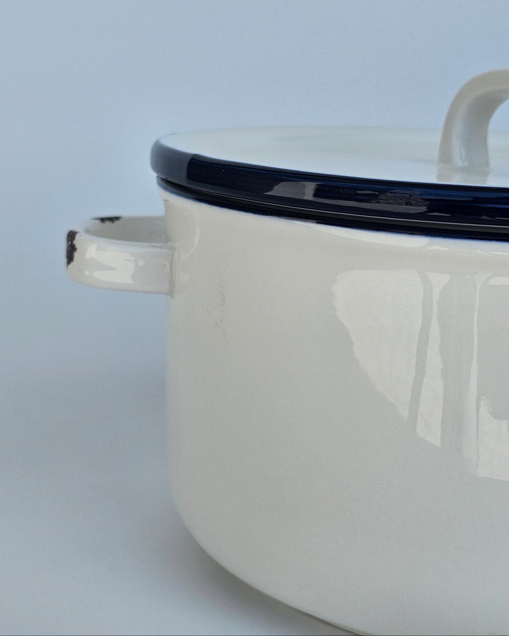 OLLA PORCELANA FILO AZUL
