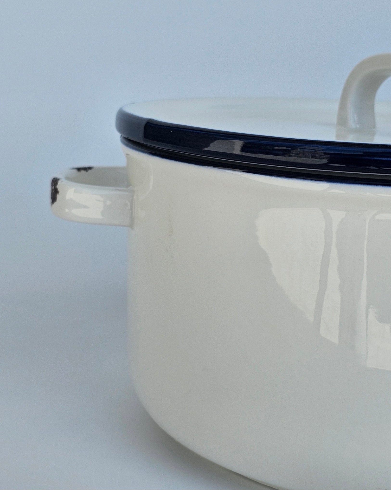 OLLA PORCELANA FILO AZUL