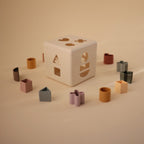 CUBO DIDÁCTICO FIGURAS GEOMÉTRICAS ORIGINAL MUSHIE