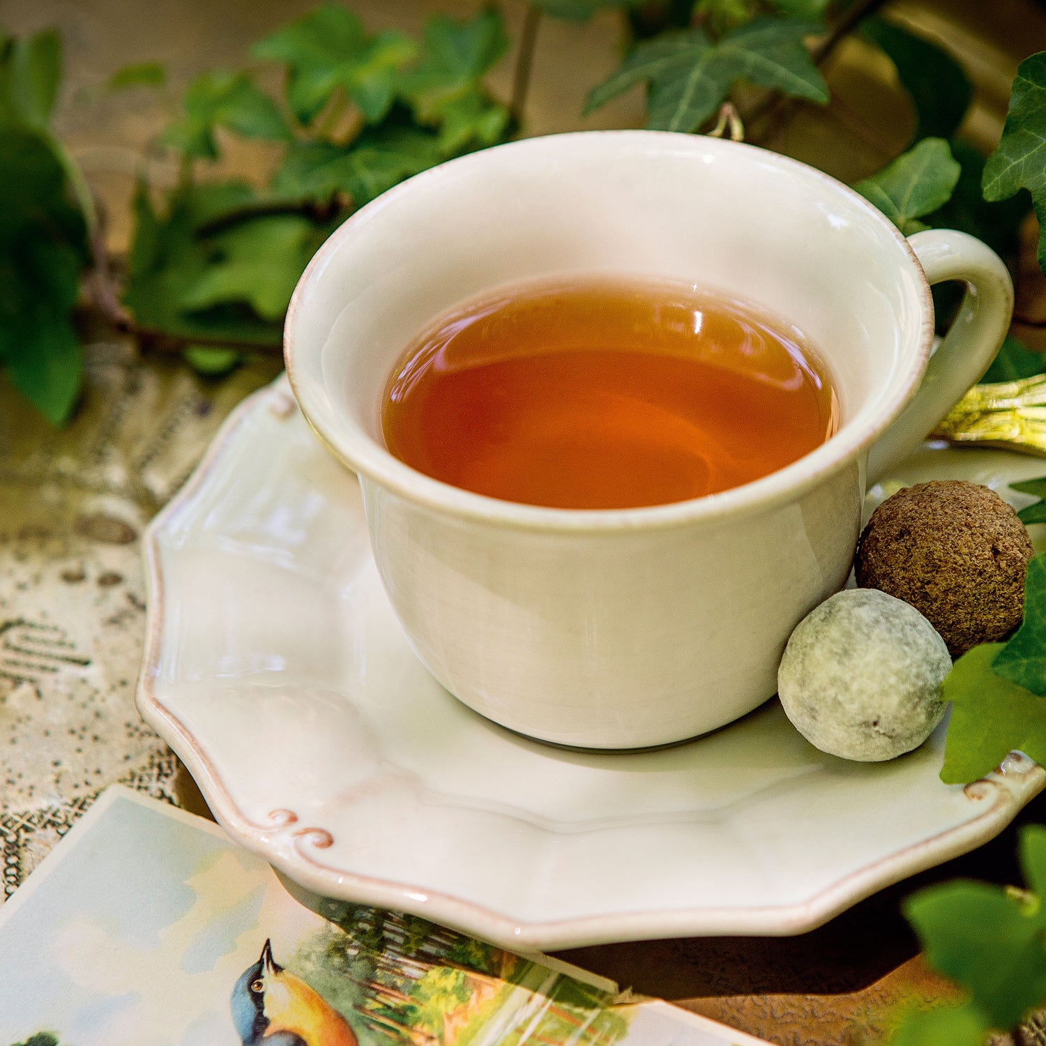 TAZA TÉ GRES VINTAGE PORT CASAFINA