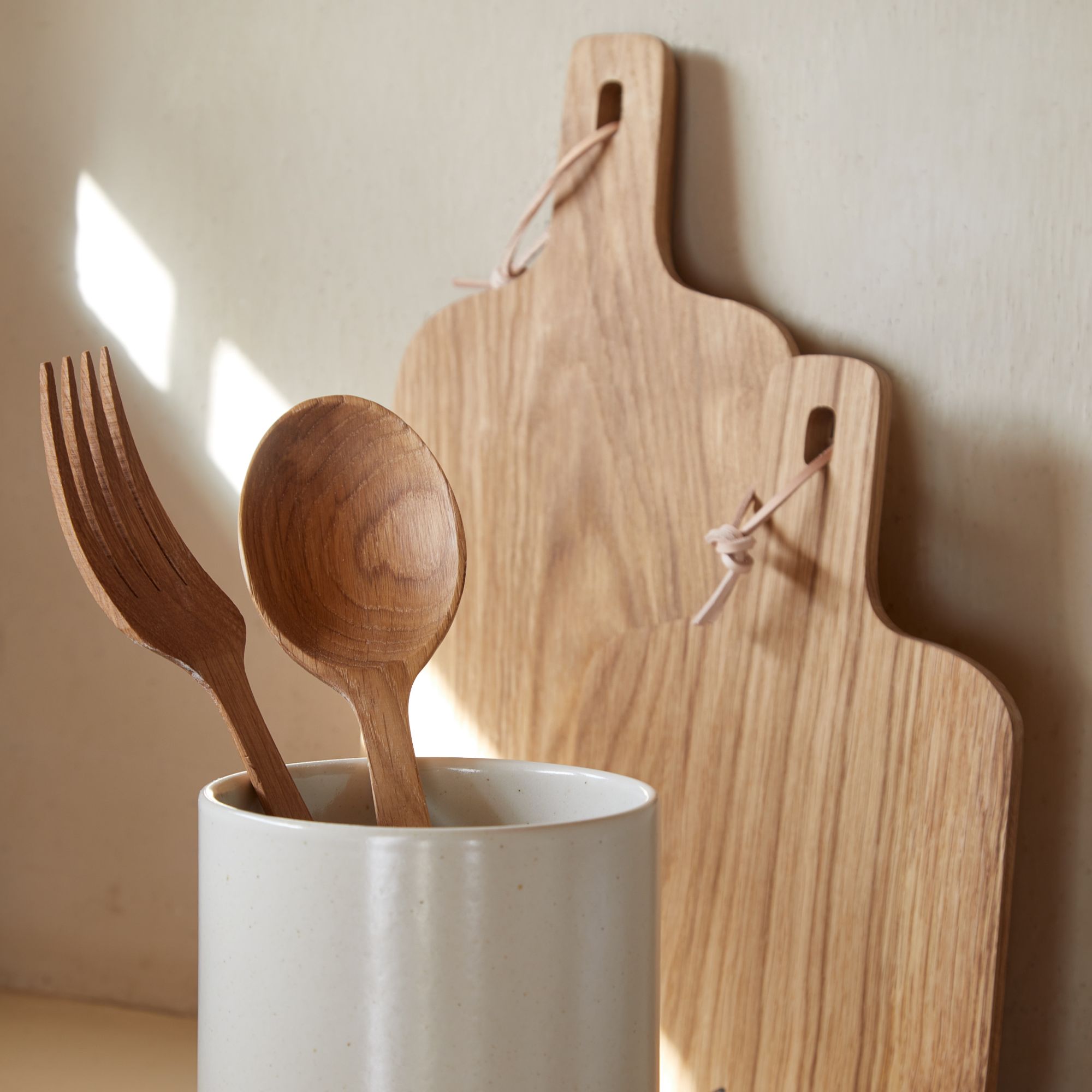 SET CUCHADA Y TENEDOR ROBLE  OAK WOOD CASAFINA