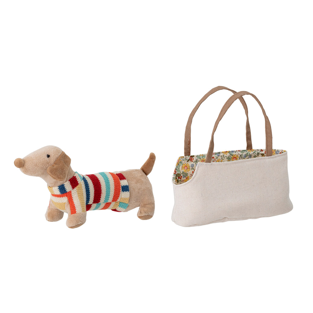 PELUCHE PERRITO HILENA CON BOLSO