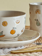 SET DE VAJILLA INFANTIL GRES AGNES BLOOMINGVILLE (3 PIEZAS)