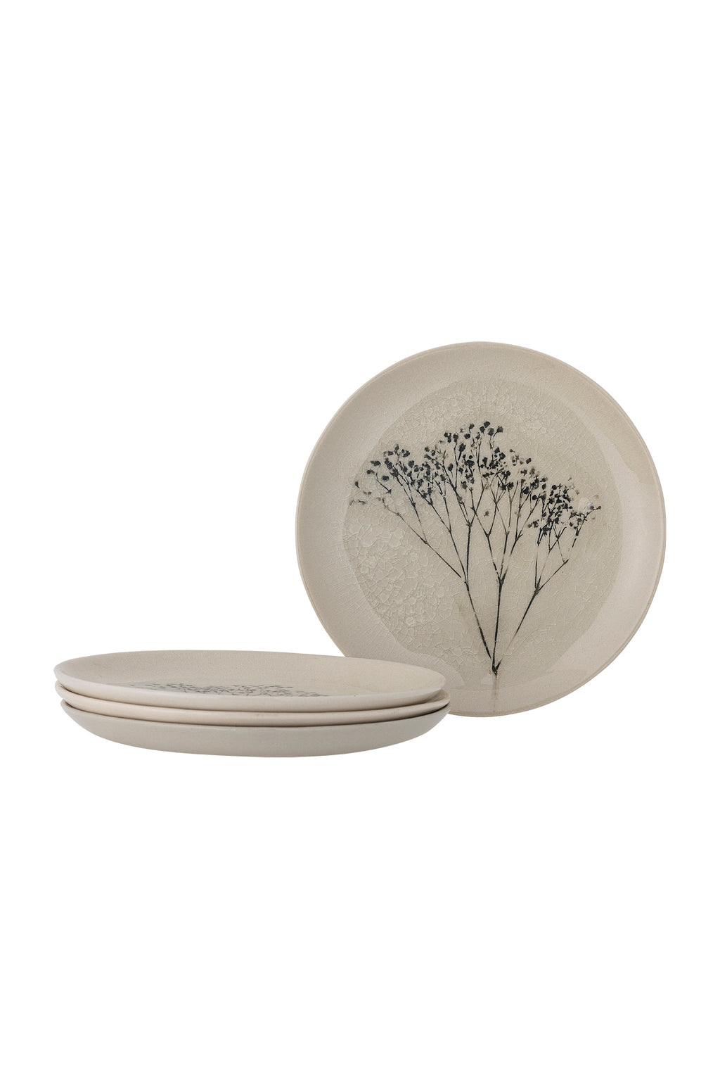 PLATO POSTRE GRES BEA BLOOMINGVILLE (SET DE 4)
