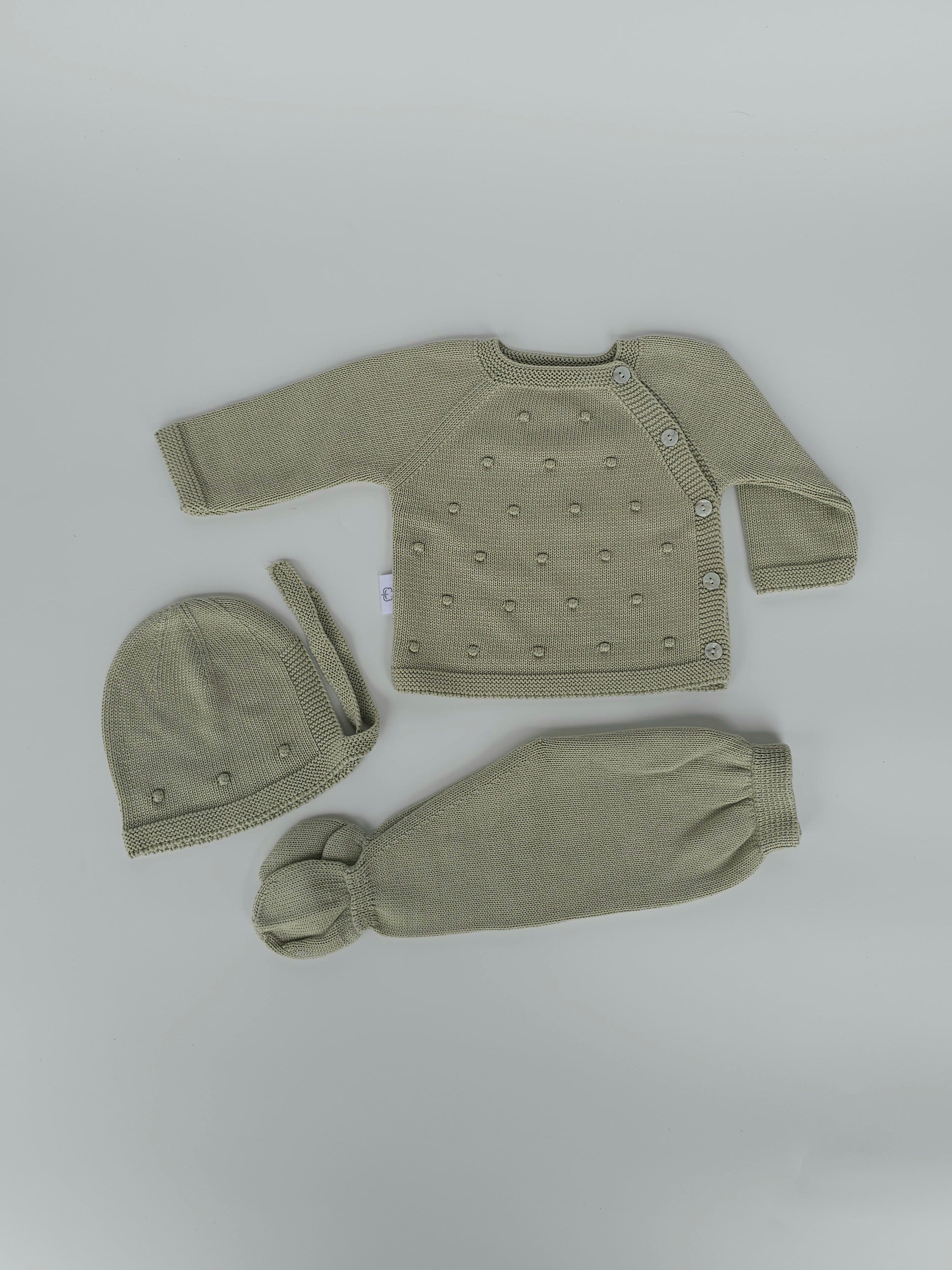 CONJUNTO PUNTO 156 ALGODÓN 3 PIEZAS