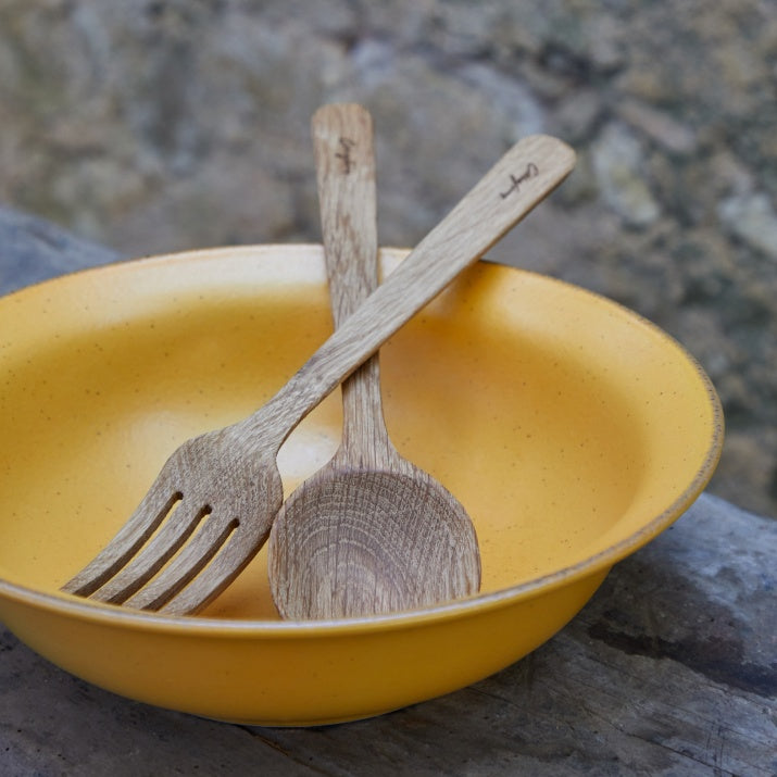 SET CUCHADA Y TENEDOR ROBLE  OAK WOOD CASAFINA